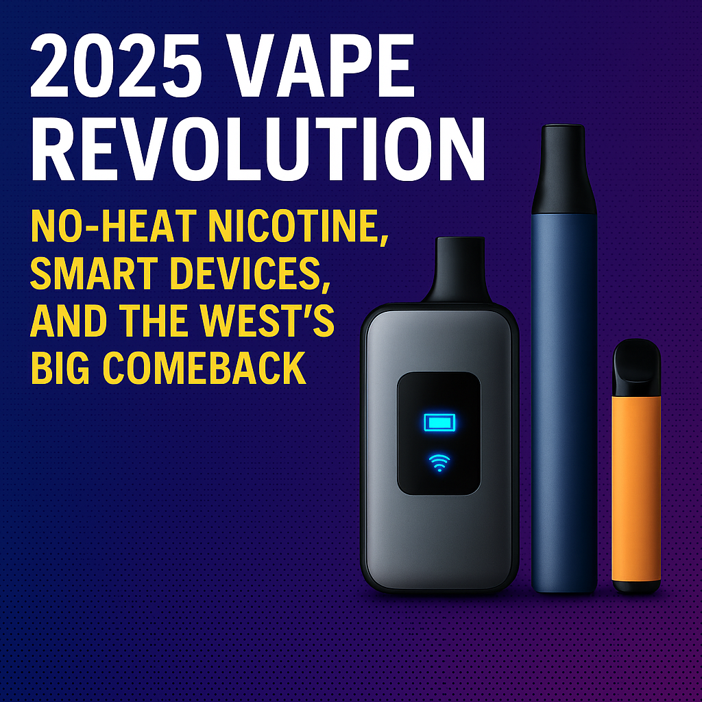 Western Vape Brands Strike Back: No-Heat Tech, Smart Devices, and a Global Market Showdown