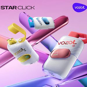 Vozol Star Click 50K Disposable Vape | Dual Mode: 50000 Puffs (Regular) / 35000 Puffs (Power) | Adjustable Ice & Airflow | 1000mAh Battery