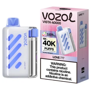 Vozol Vista 40K Disposable Vape | Rotary Interaction Design with 8 Taste Experiences | 4-Level Wattage & 2-Level Airflow | 1000mAh Battery, Dual Mesh Coil
