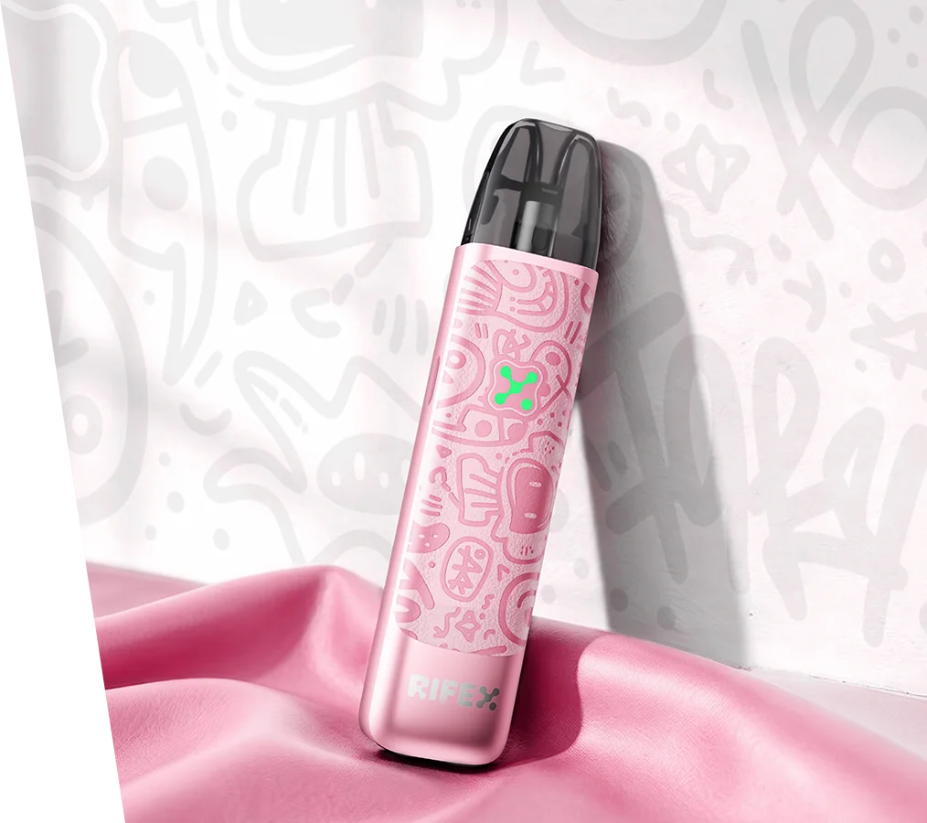HQD Rifex Air Pod System Kit | 1200mAh Battery, 15-25W Adjustable, 0.8Ω Pod, 2ml Capacity, USB-C Charging | Compact & Powerful